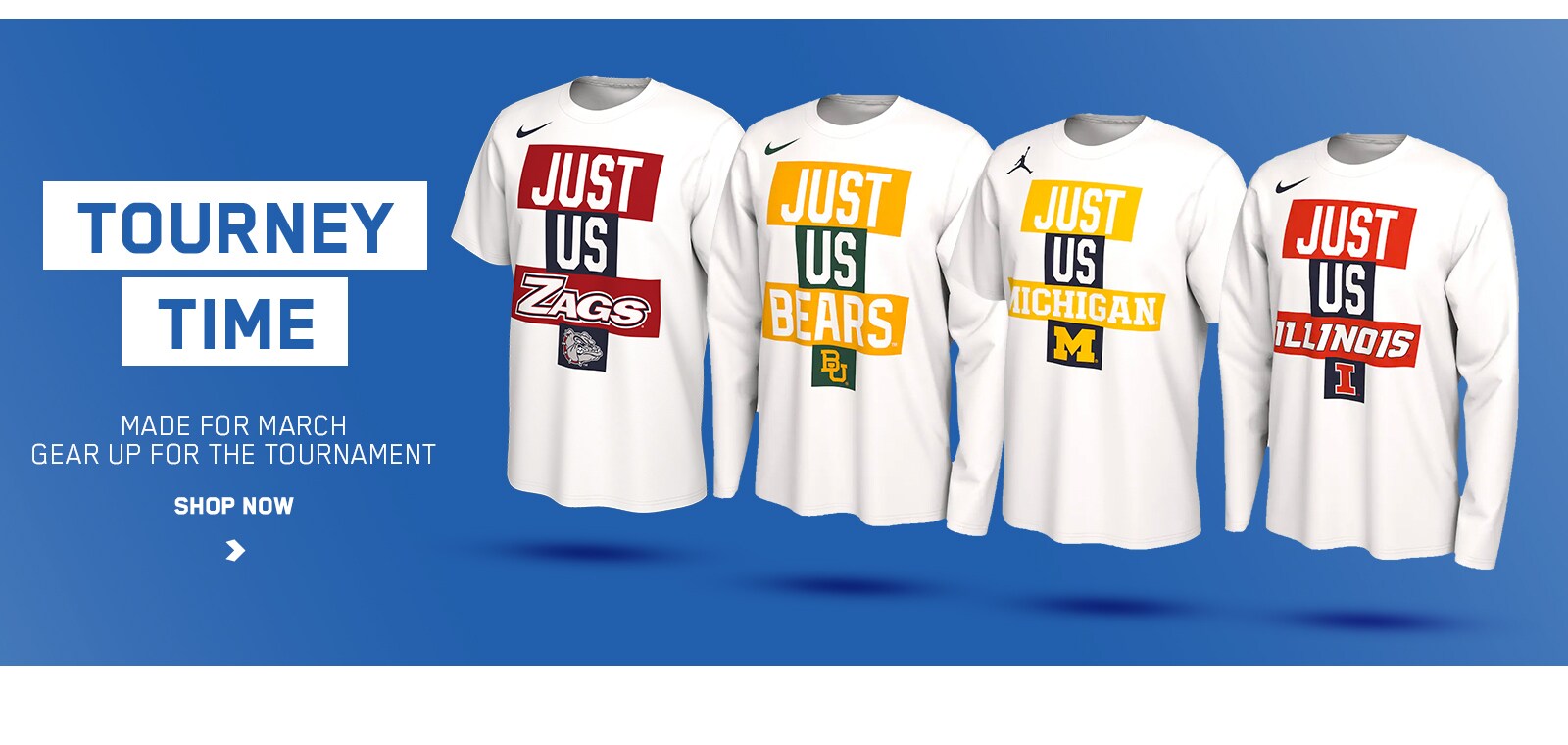 SHOOT YOUR SHOT. Shop  College Hoops Gear>