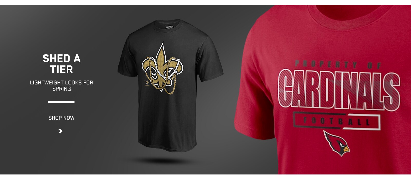 SHED A TIER. Lightweight Looks For Spring.