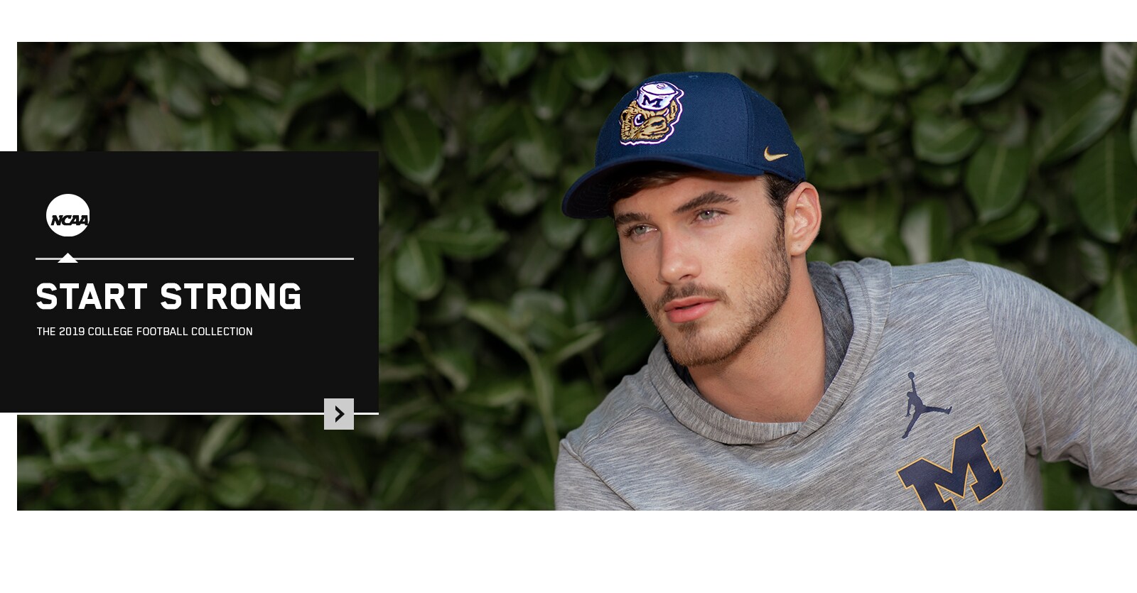 START STRONG. THE 2019 COLLEGE FOOTBALL COLLECTION.